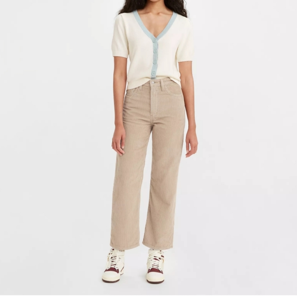 Levi's Beige Cropped Pants
